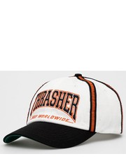 Czapka czapka bawełniana x Trasher kolor biały z aplikacją - Answear.com Huf
