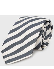 Krawat krawat jedwabny kolor granatowy - Answear.com Boss