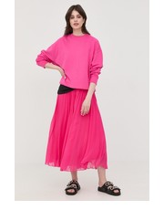 Bluza bluza damska kolor różowy gładka - Answear.com Boss