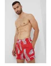 Strój kąpielowy szorty kąpielowe kolor czerwony - Answear.com Boss