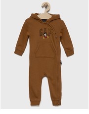 Kombinezon kombinezon niemowlęcy kolor brązowy - Answear.com Gap
