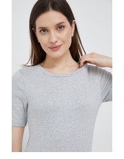 Bluzka t-shirt damski kolor szary - Answear.com Gap