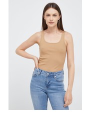 Bluzka top damski kolor beżowy - Answear.com Gap