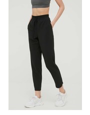 Spodnie spodnie dresowe damskie kolor czarny proste high waist - Answear.com Gap