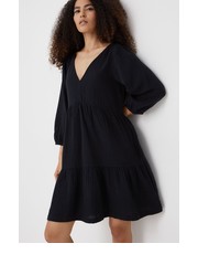 Sukienka sukienka bawełniana kolor czarny mini rozkloszowana - Answear.com Gap