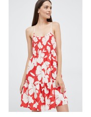 Sukienka sukienka bawełniana kolor czerwony mini rozkloszowana - Answear.com Gap