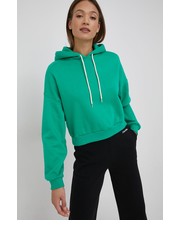 Bluza bluza damska kolor zielony z kapturem gładka - Answear.com Gap