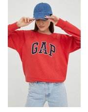 Bluza bluza damska kolor czerwony z aplikacją - Answear.com Gap