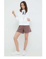 Bluza bluza damska kolor biały z kapturem gładka - Answear.com Gap