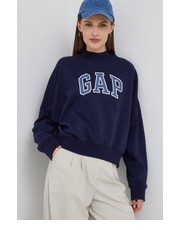 Bluza bluza damska kolor granatowy z nadrukiem - Answear.com Gap
