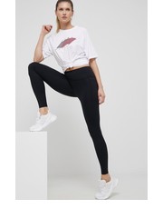 Legginsy legginsy damskie kolor czarny gładkie - Answear.com Gap