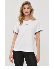 Bluzka t-shirt bawełniany kolor biały - Answear.com Red Valentino
