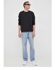 Bluza męska bluza z domieszką wełny męska kolor czarny gładka - Answear.com Paul Smith