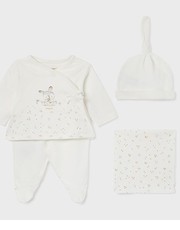 Spodnie komplet niemowlęcy kolor beżowy - Answear.com Mayoral Newborn