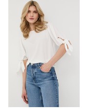 Bluzka bluzka damska kolor biały gładka - Answear.com Hugo