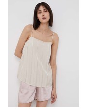 Bluzka bluzka kolor beżowy - Answear.com Sisley