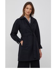 Płaszcz płaszcz damski kolor czarny przejściowy - Answear.com Sisley