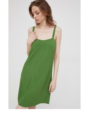 Sukienka sukienka kolor zielony mini prosta - Answear.com Sisley