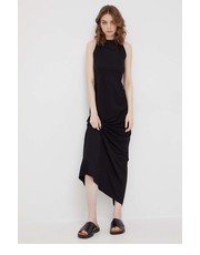 Sukienka sukienka kolor czarny maxi dopasowana - Answear.com Sisley