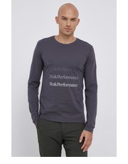 T-shirt - koszulka męska - Longsleeve bawełniany - Answear.com Peak Performance