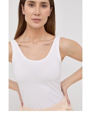Bluzka top modelujący damski kolor biały - Answear.com Spanx