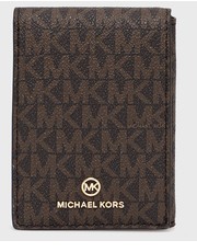 Portfel MICHAEL Michael Kors portfel damski kolor brązowy - Answear.com Michael Michael Kors