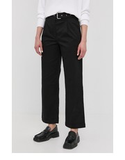 Spodnie MICHAEL Michael Kors spodnie damskie kolor czarny szerokie high waist - Answear.com Michael Michael Kors