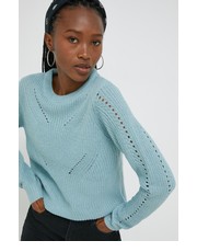 Sweter sweter damski kolor turkusowy lekki - Answear.com Jdy