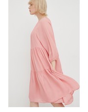 Sukienka sukienka kolor różowy mini rozkloszowana - Answear.com Drykorn