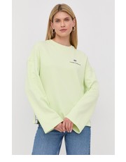 Bluza bluza bawełniana damska kolor zielony z aplikacją - Answear.com Chiara Ferragni