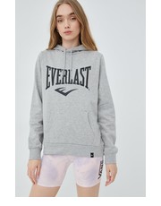 Bluza bluza damska kolor szary z kapturem melanżowa - Answear.com Everlast