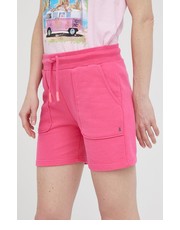 Spodnie szorty damskie kolor fioletowy gładkie high waist - Answear.com Frieda & Freddies