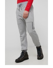 Spodnie męskie spodnie męskie kolor szary melanżowe - Answear.com Burton