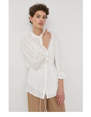 Koszula koszula bawełniana damska kolor biały - Answear.com Bruuns Bazaar