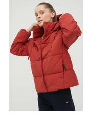 Kurtka kurtka damska kolor czerwony zimowa oversize - Answear.com Outhorn
