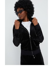 Bluza bluza damska kolor czarny z kapturem gładka - Answear.com Juicy Couture