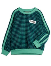 Bluza bluza bawełniana dziecięca kolor zielony wzorzysta - Answear.com Mini Rodini