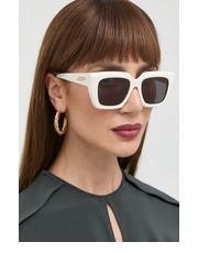 Okulary okulary przeciwsłoneczne damskie kolor biały - Answear.com Bottega Veneta