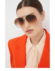 Okulary Chloé okulary przeciwsłoneczne damskie kolor złoty - Answear.com Chloe