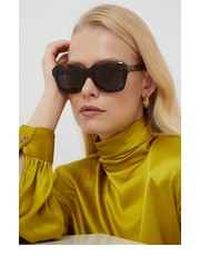 Okulary okulary przeciwsłoneczne kolor brązowy - Answear.com Balenciaga
