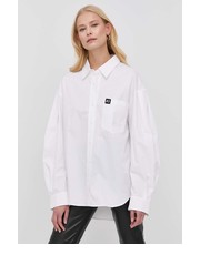Koszula Miss Sixty koszula bawełniana damska kolor biały relaxed z kołnierzykiem klasycznym - Answear.com MISS SIXTY