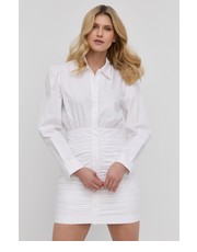 Sukienka Miss Sixty sukienka bawełniana kolor biały mini dopasowana - Answear.com MISS SIXTY