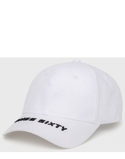 Czapka Miss Sixty czapka bawełniana kolor biały z aplikacją - Answear.com MISS SIXTY
