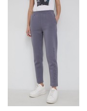 Spodnie Spodnie damskie kolor szary z nadrukiem - Answear.com Calvin Klein Jeans