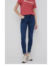 Jeansy jeansy SKINNY SOFT STAR damskie medium waist - Answear.com Wrangler