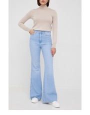 Jeansy jeansy WANDERER ICE ICE BABY damskie high waist - Answear.com Wrangler