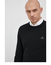 Sweter męski Sweter bawełniany męski kolor czarny lekki - Answear.com Gant