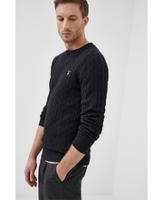 Sweter męski sweter bawełniany męski kolor czarny - Answear.com Gant