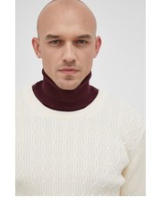 Sweter męski Sweter bawełniany męski kolor beżowy lekki - Answear.com Gant
