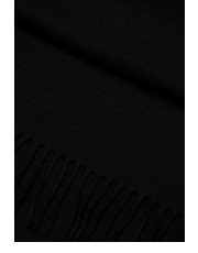 Szalik męski szalik wełniany kolor czarny gładki - Answear.com Gant